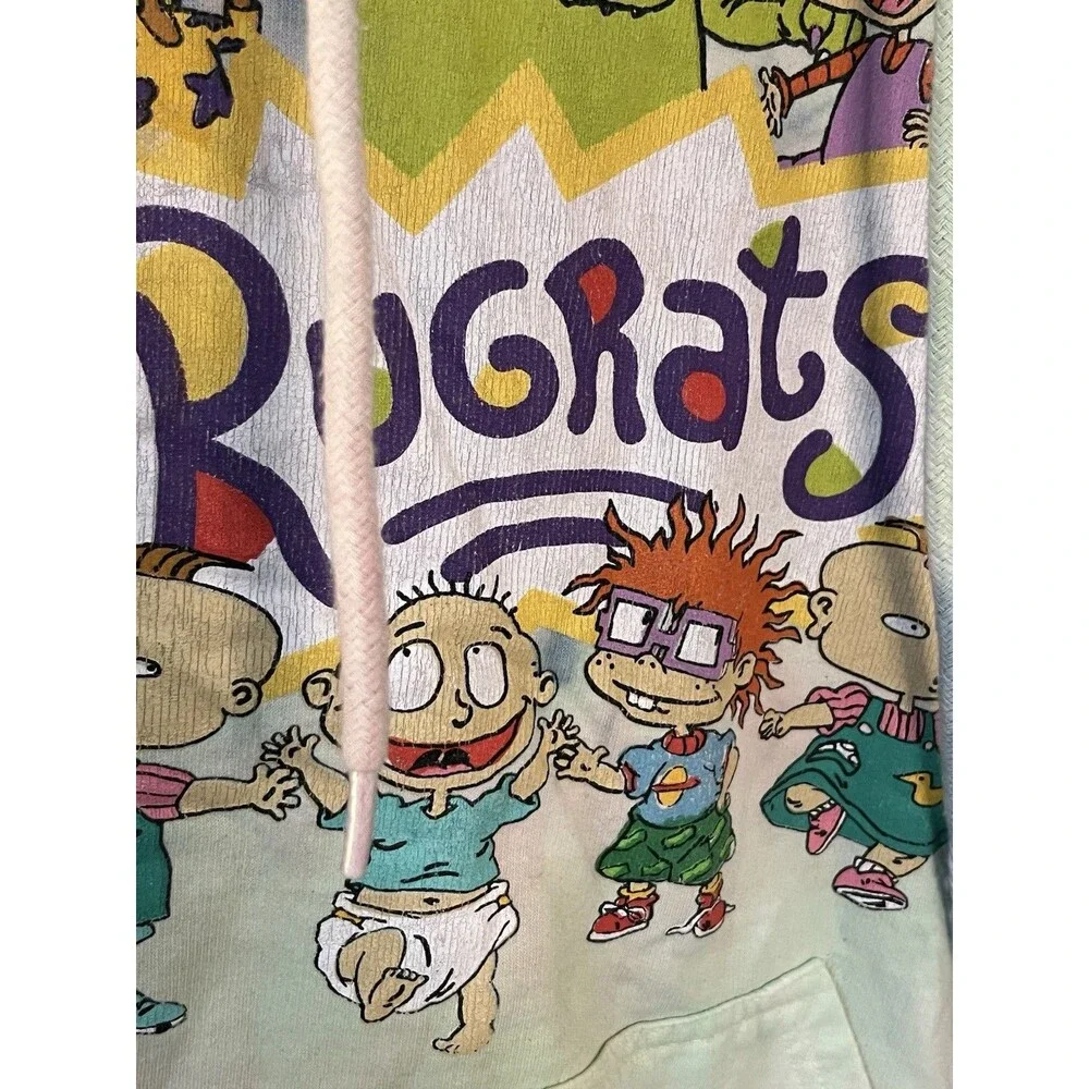Nickelodeon Rugrats Tie Die Hoodie Sweatshirt In Adult Size Small